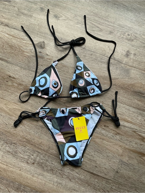 Emilio Pucci Other - Emilio Pucci Geometric Print Bikini Set